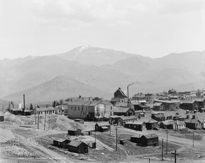 Pico Pike desde Altman, Colorado, c.1900 de Detroit Publishing Co.